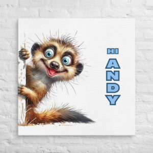 Personalized Meerkat Wall Decor for Fun Spaces